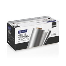 Rouleau de Papier Aluminium 100 m - 12 cm 15 micron
