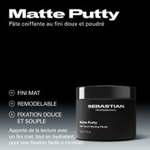 Matte Putty - Pâte Coiffante au Fini Doux et Poudré 75ml - hairStore.fr