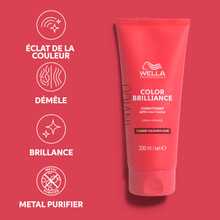 Conditioner Color Brilliance Cheveux Epais Invigo Wella 200ml