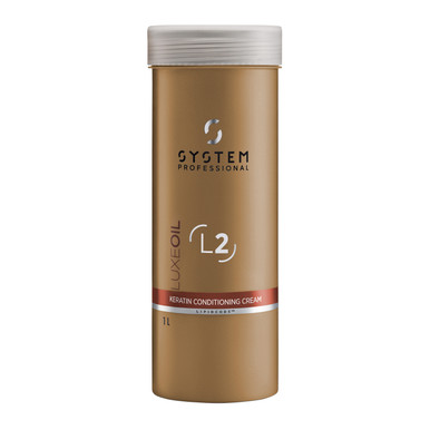 Luxe Oil Keratin Conditioning Cream 1000ml System Professional