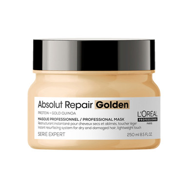 Absolut Repair Masque Restructurant Doré Cheveux Abîmés L'Oréal 250ml