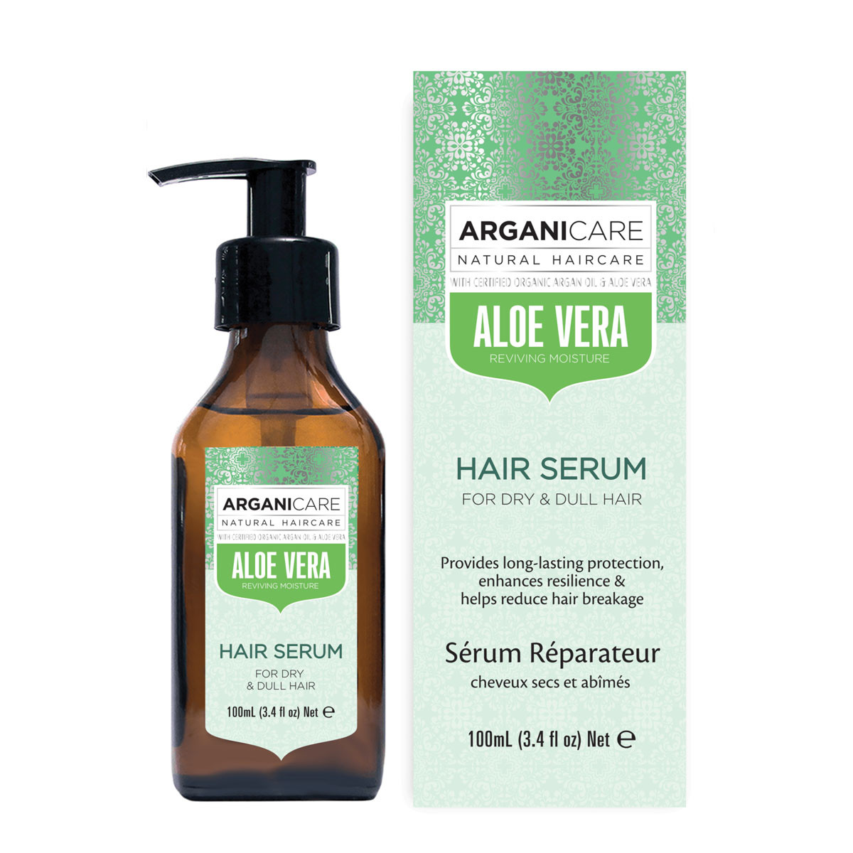Sérum Capillaire Revitalisant Aloe Vera 100ml Arganicare
