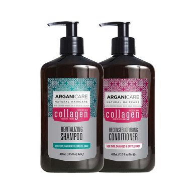 Duo Collagen Cheveux Fins Secs et Abîmés Arganicare