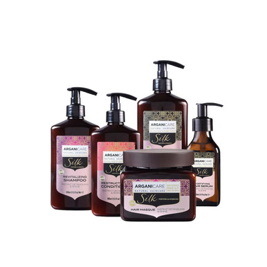 Rituel Soie Cheveux Secs et Rebelles Arganicare