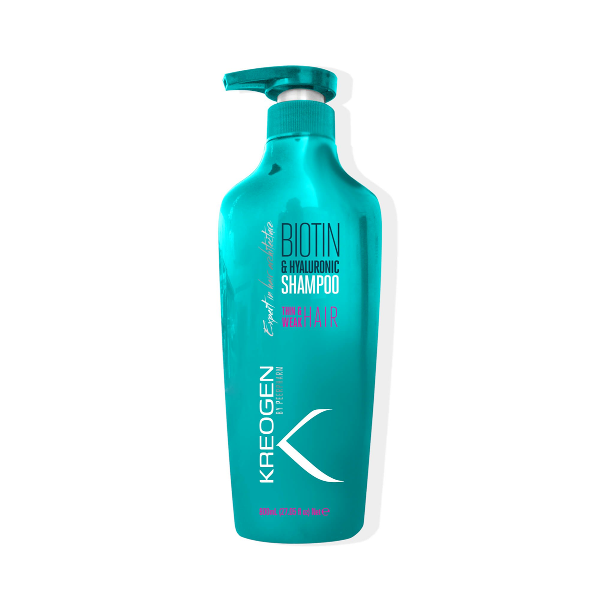 Kreogen - Shampooing Fortifiant À La Biotine - Cheveux Fins Et Fragiles 800ml