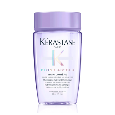 Bain Lumière Blond Absolu Kérastase - Shampooing Blond Anti-Jaune - 80 ml