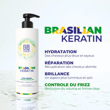 Soin Lissant Kératine Lissage Brésilien BB Hair Générik 500 ml