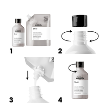 Éco-Recharge Shampooing Silver L'Oréal 500ml