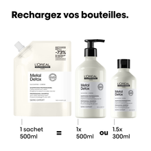Éco-Recharge Shampooing Métal Détox L'Oréal 500ml