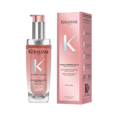 Huile Chroma Eclat Rechargeable Kérastase - Cheveux Colorés Éclat - 75 ml