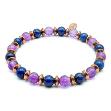"Sérénité Capillaire Féminine" - Améthyste - Lapis Lazuli
