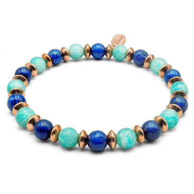 "Croissance Harmonieuse" - Lapis Lazuli - Amazonite