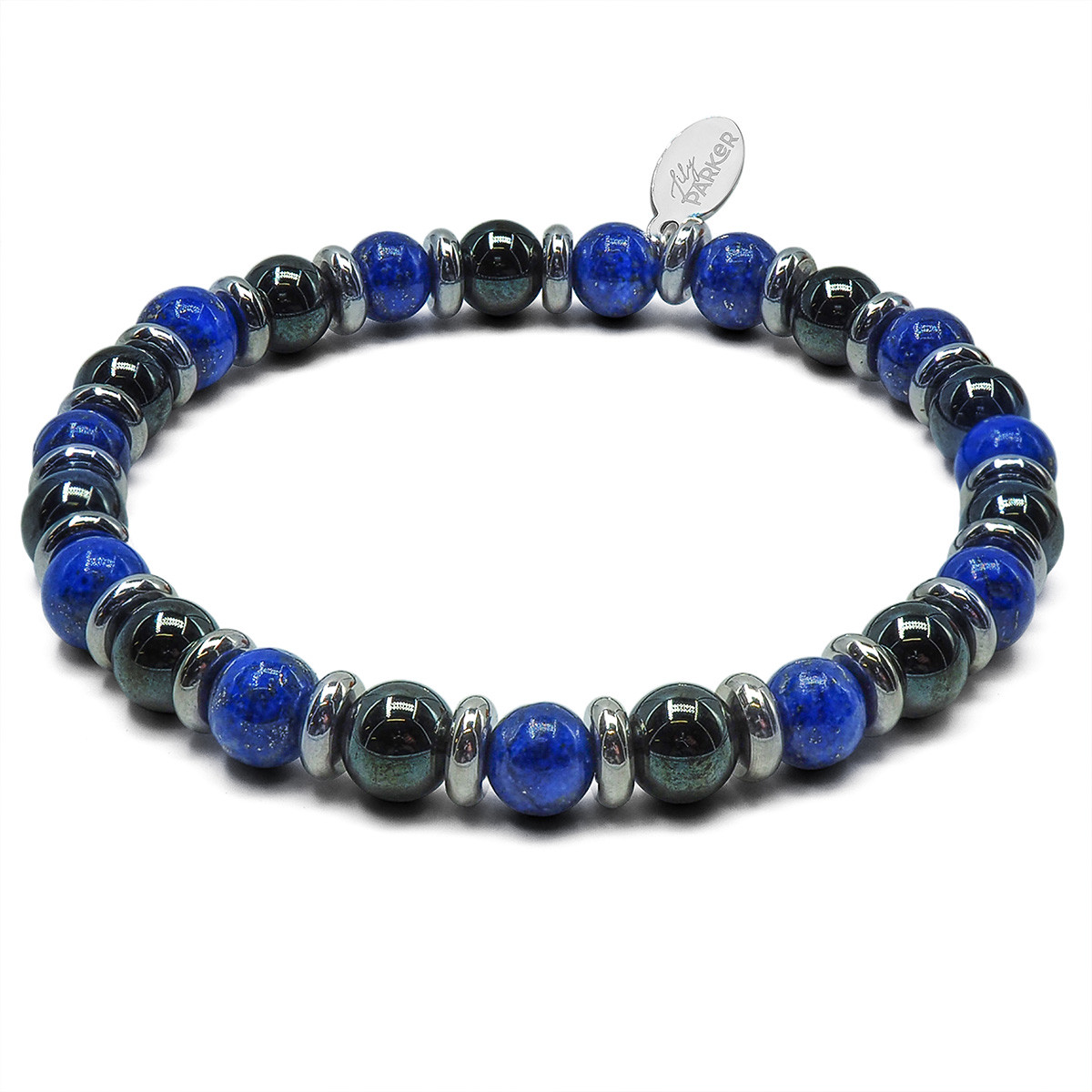 "Bye Bye Blues" - Hématite - Lapis Lazuli