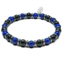 "Bye Bye Blues" - Hématite - Lapis Lazuli