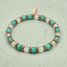"Essence Féminine" - Amazonite - Pierre de lune
