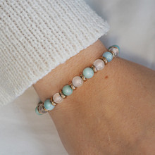 "Essence Féminine" - Amazonite - Pierre de lune