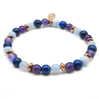 "Calme Intérieur" - Calédoine bleue - Lapis Lazuli