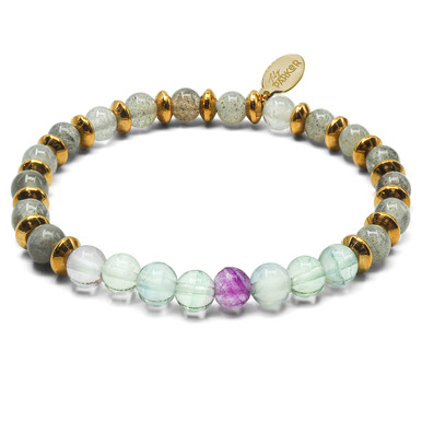 "Bye Bye Fatigue" - Labradorite - Fluorite