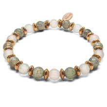 "Libre comme l'Air" - Labradorite - Quartz Rose
