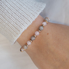 "Libre comme l'Air" - Labradorite - Quartz Rose
