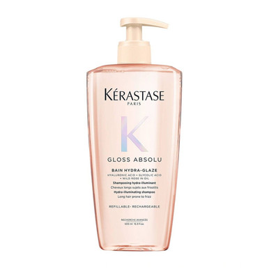 Bain Hydra-Glaze Gloss Absolu Kérastase - Shampooing Brillance Anti-Frizz - 500 ml