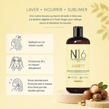 Shampooing Douceur Karité Cheveux Bouclés N16 Professionnel 500 ml