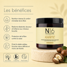 Masque Douceur Karité Cheveux Bouclés N16 Professionnel 500 ml