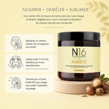 Masque Douceur Karité Cheveux Bouclés N16 Professionnel 500 ml