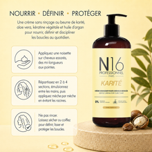 Crème Douceur Karité Cheveux Bouclés N16 Professionnel 350 ml