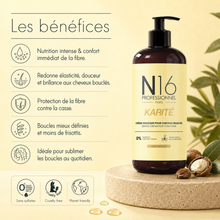 Crème Douceur Karité Cheveux Bouclés N16 Professionnel 350 ml
