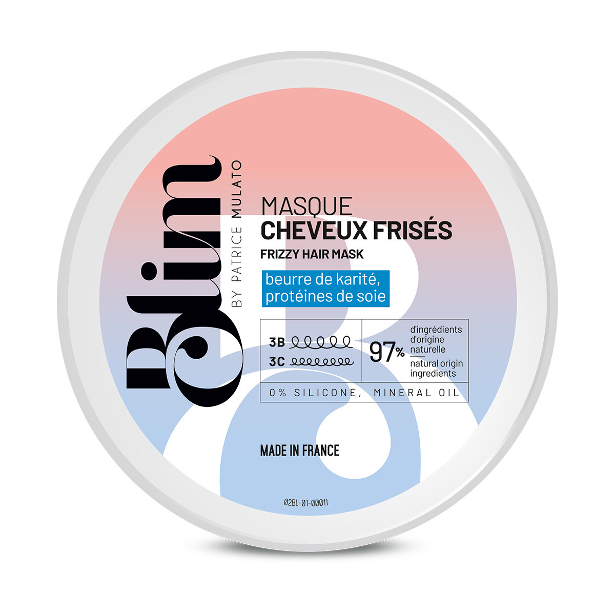 Masque Cheveux Frisés Blim by Mulato 200 ml