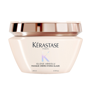 Gloss Absolu Masque Créme Hydra-Nourrissant Pour Cheveux Épais Sujets Aux Frisottis Kérastase - Brillance Anti-Frizz - 200 ml