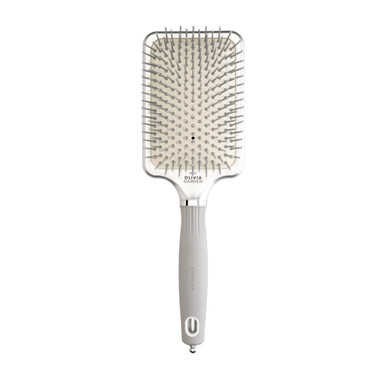 Expert Care Rectangular Nylon Bristles Silver l Olivia Garden - Cuir Chevelu