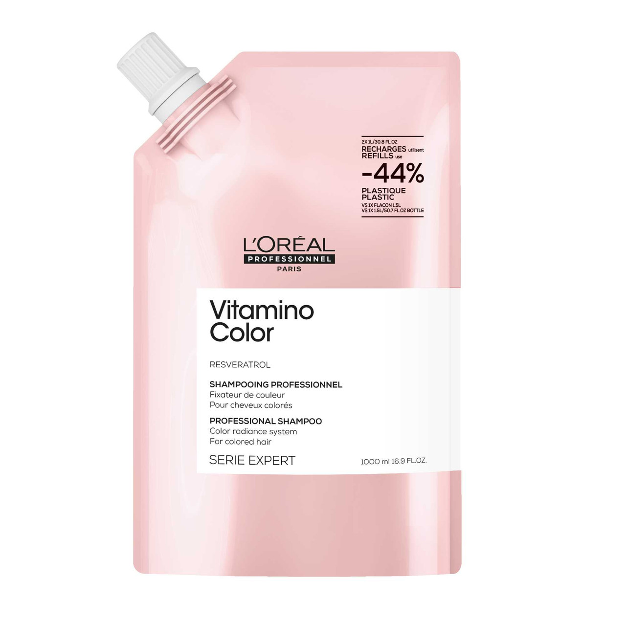 Éco-Recharge Shampooing Vitamino Color L'Oréal 1000ml