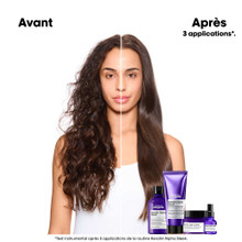 Shampooing Disciplinant Keratin Alpha Sleek L'Oreal Professionnel - Cheveux Indisciplinés - 300 ml