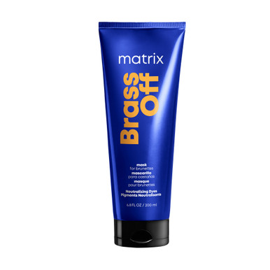 Masque Neutralisant Bleu Brass Off Matrix - Cheveux Colorés - 200 ml