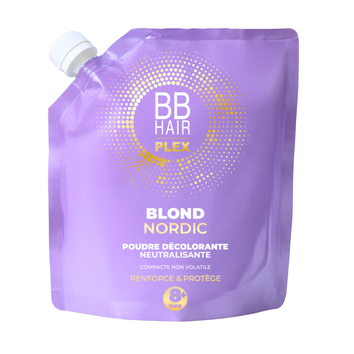 Poudre Décolorante BBHair Blond Nordic 8+ Generik - Cheveux Blonds - 500 g