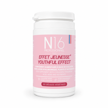 Complément Alimentaire Effet Jeunesse Anti-Âge Avec Collagène Marin & Acide Hyaluronique N16 Professionnel - Anti-Âge - 60 gélules