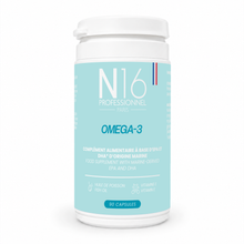 Complément Alimentaire Omega-3 Équilibre & Bien-Être Global N16 Professionnel - Vitalité - 90 capsules