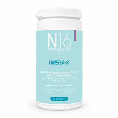 Complément Alimentaire Omega-3 Équilibre & Bien-Être Global N16 Professionnel - Vitalité - 90 capsules