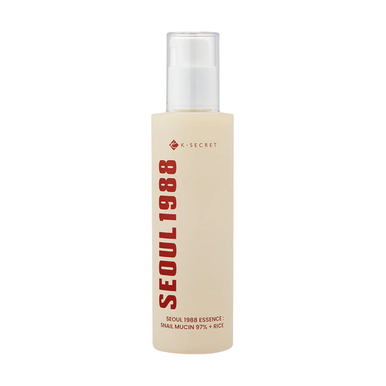 Seoul 1988 Essence: Snail Mucin 97% + Rice K-Secret - Hydratation