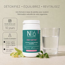 Fast Détox Complément Alimentaire N16 Professionnel - hairStore.fr