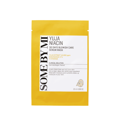 Masque Yuja Niacin Blemish Serum Mask SOME BY MI - Éclat & Anti-Taches