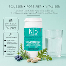 Croissance Cheveux Complément Alimentaire N16 Professionnel 