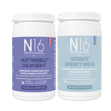 Complément Alimentaire Cure Relaxante N16 Professionnel - Anti-Stress - 120 gélules