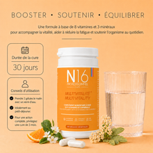  Multi'vitalité Cure de 3 mois Complément Alimentaire N16 Professionnel - hairStore.fr
