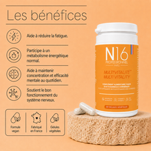  Multi'vitalité Cure de 3 mois Complément Alimentaire N16 Professionnel - hairStore.fr