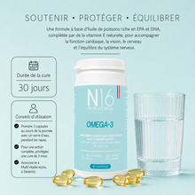 Omega-3 Complément Alimentaire N16 Professionnel - hairStore.fr