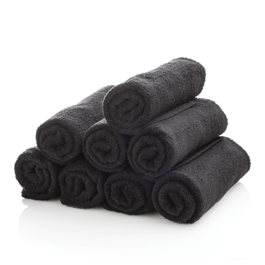 Serviette porfessionelle antitaches noire X12