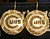 Gold Cubs Filigree Earrings  -GCFE